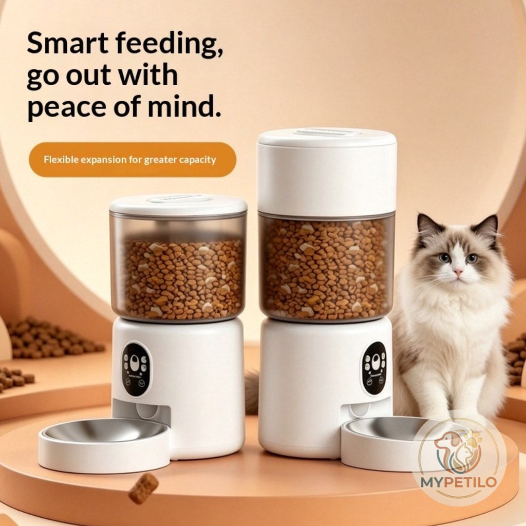 Dog And Cat Food Feeder Dispenser