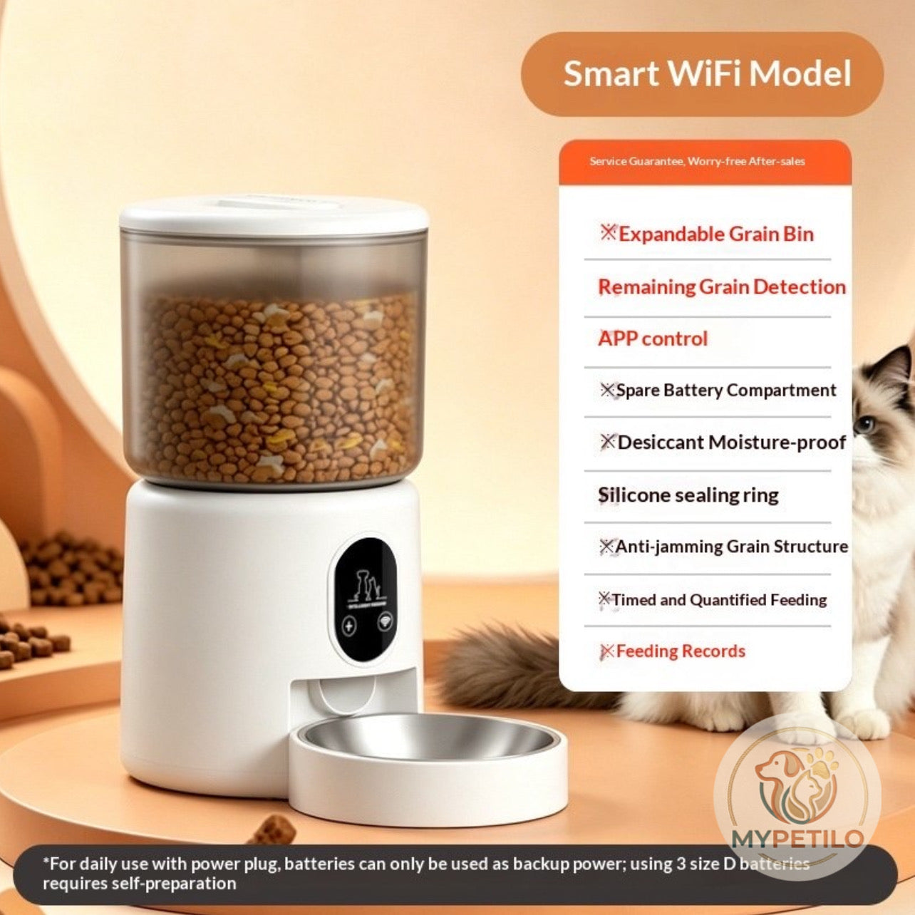 Dog And Cat Food Feeder Dispenser