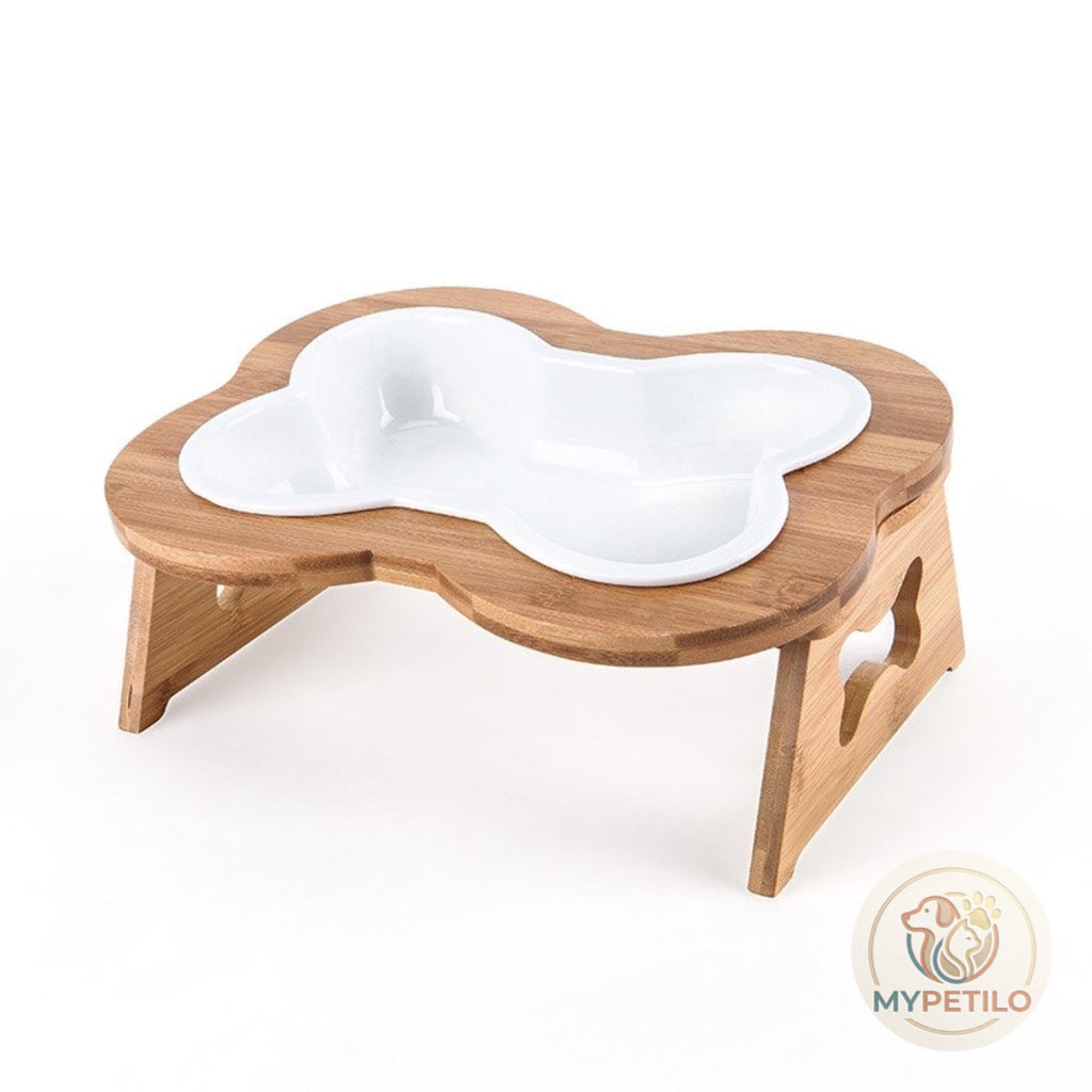 Anti-overturning pet cat bowl